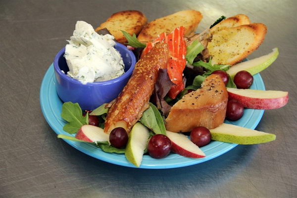 Smoked wild seafood platter   available on restaurant menu